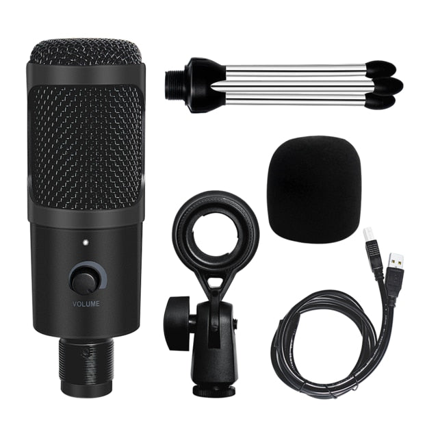 Micrófono de Condensador USB Profesional para Streaming y Estudio - vista 4