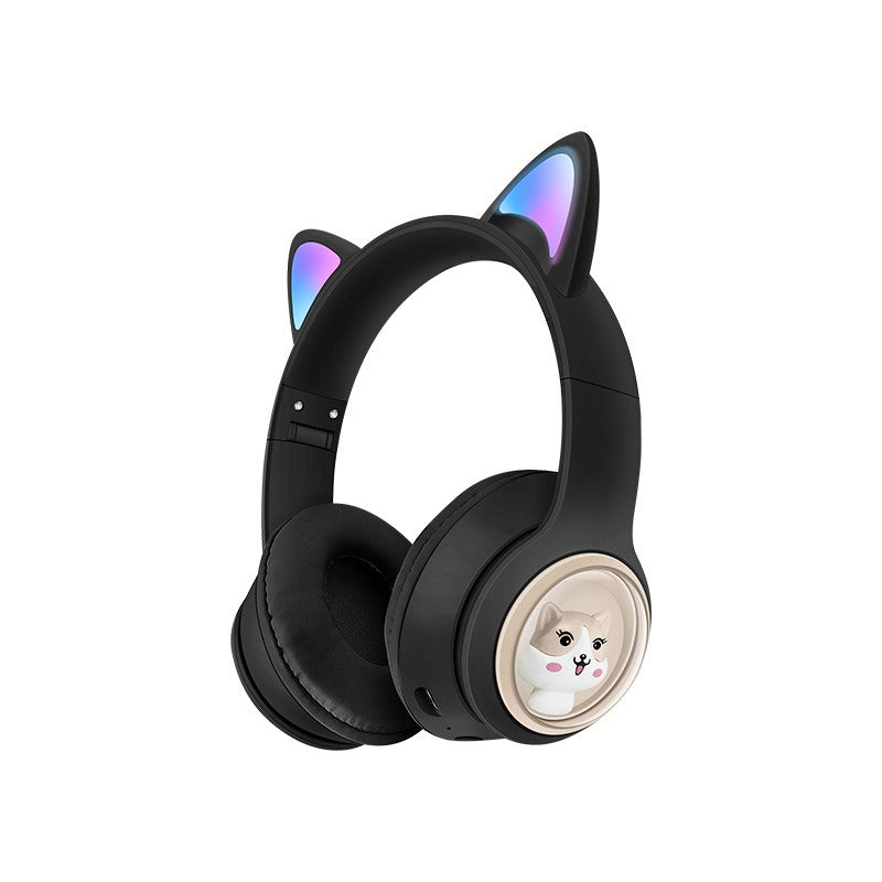 Auriculares Bluetooth AKZ-07 con Orejas de Gato Luminosas - vista 4