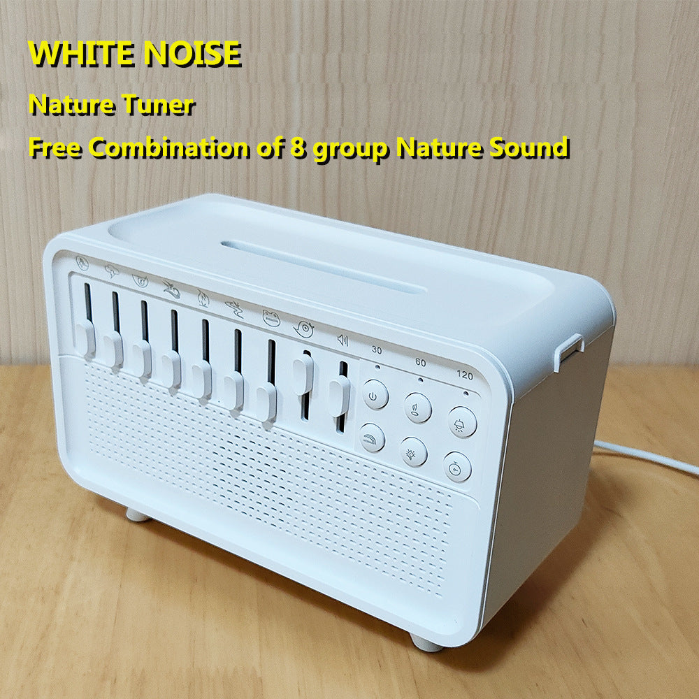 Humidificador con Ruido Blanco, Altavoz Bluetooth y Llama Simulada - vista 3