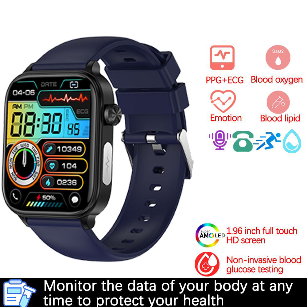 Smartwatch con Llamadas Bluetooth, ECG y Monitor de Tensión Arterial