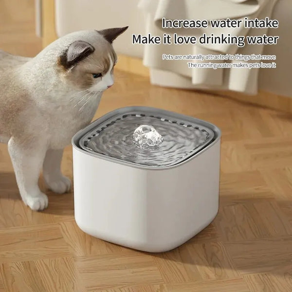 Fuente de Agua para Mascotas 3L con Filtro y USB