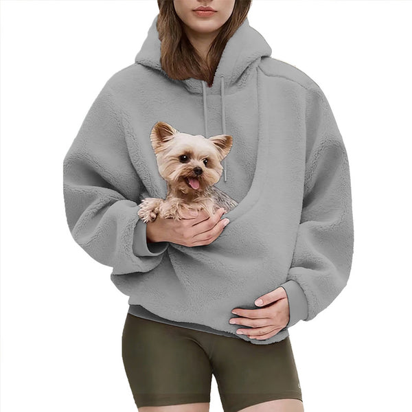 Sudadera Portamascotas Manos Libres para Perros y Gatos Pequeños