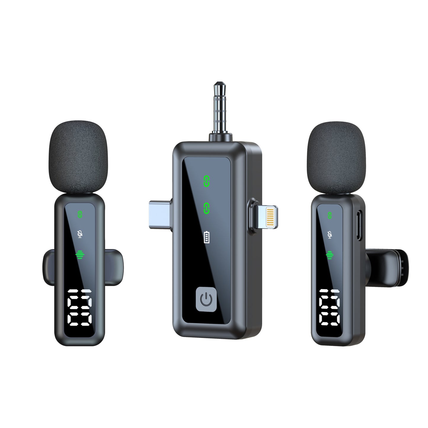 Micrófono de Solapa Inalámbrico H63 para Exteriores y Streaming - vista 4
