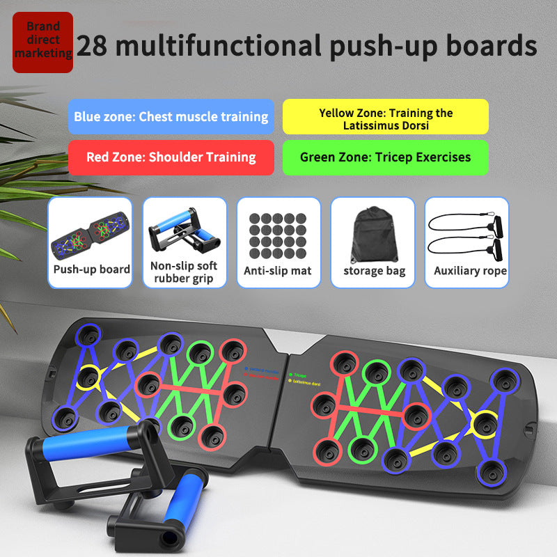 Tabla de Flexiones Multifunción para Pecho y Abdomen