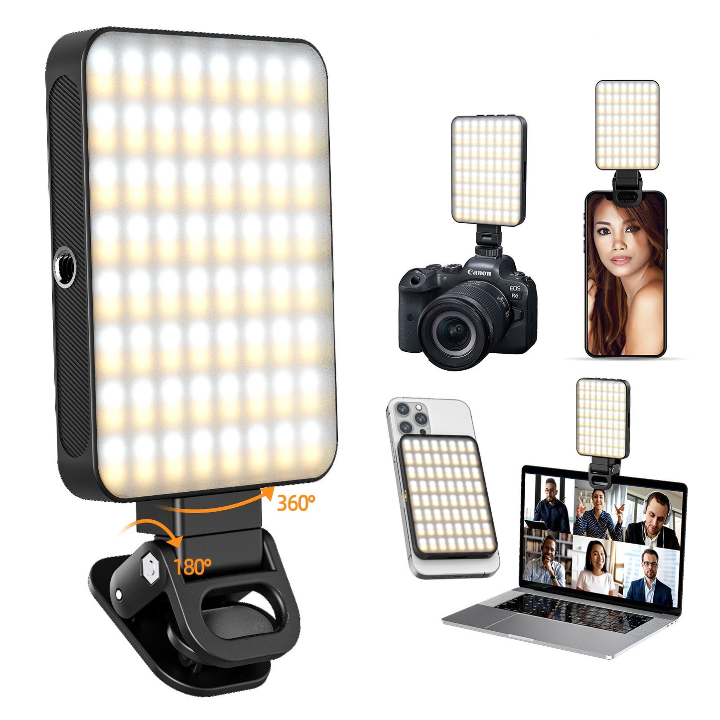 Luz LED Magnética de Relleno para Videollamadas y Fotografía - vista 3