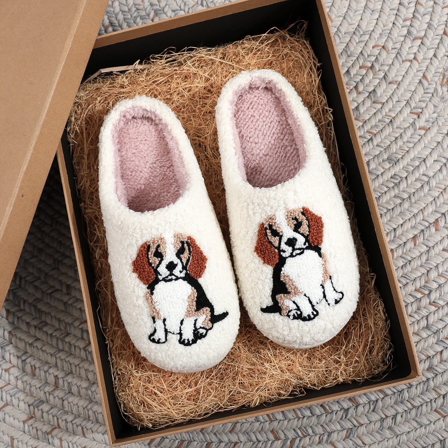 Zapatillas de Casa Antideslizantes con Diseño de Beagle