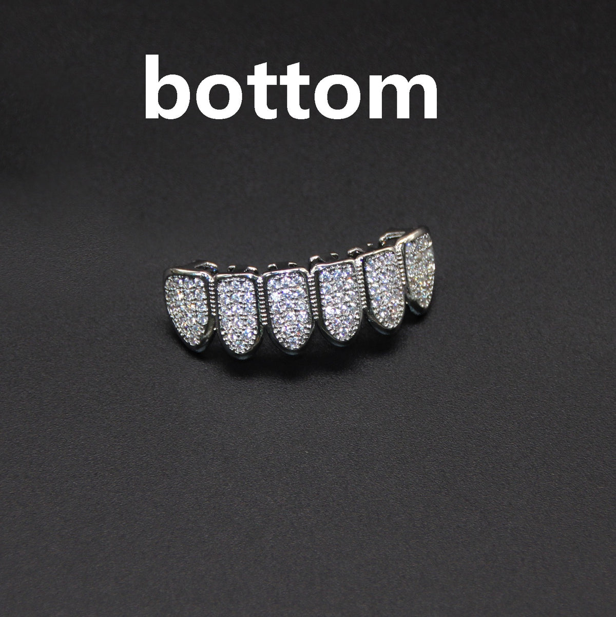 Grillz Dentales Hip Hop con Circonitas, Diseño Exagerado - vista 8