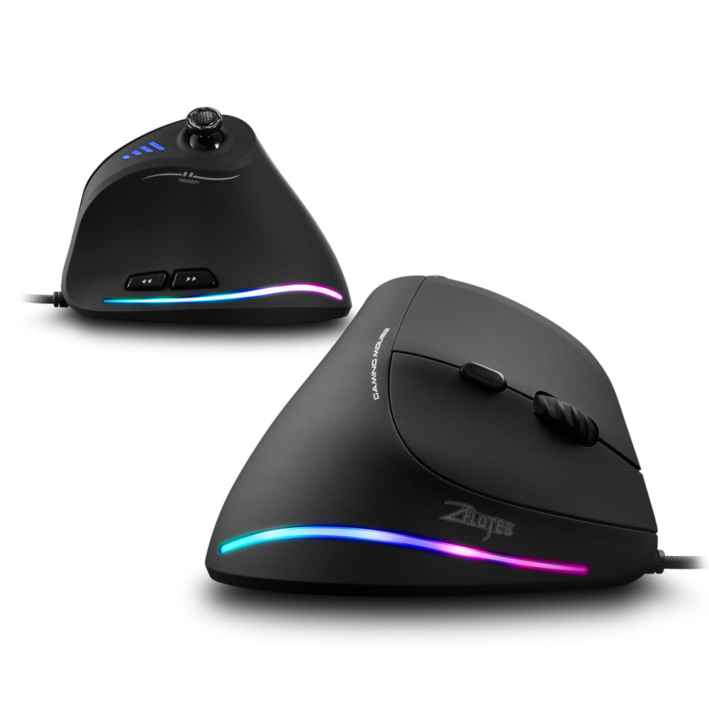 Ratón Vertical Ergonómico C18 RGB para Gaming y Oficina - vista 2
