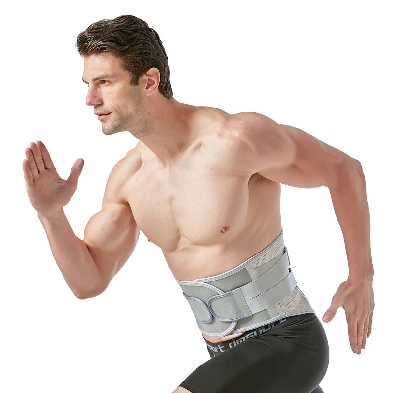 Faja Lumbar con Refuerzo de Acero Extraíble, Transpirable
