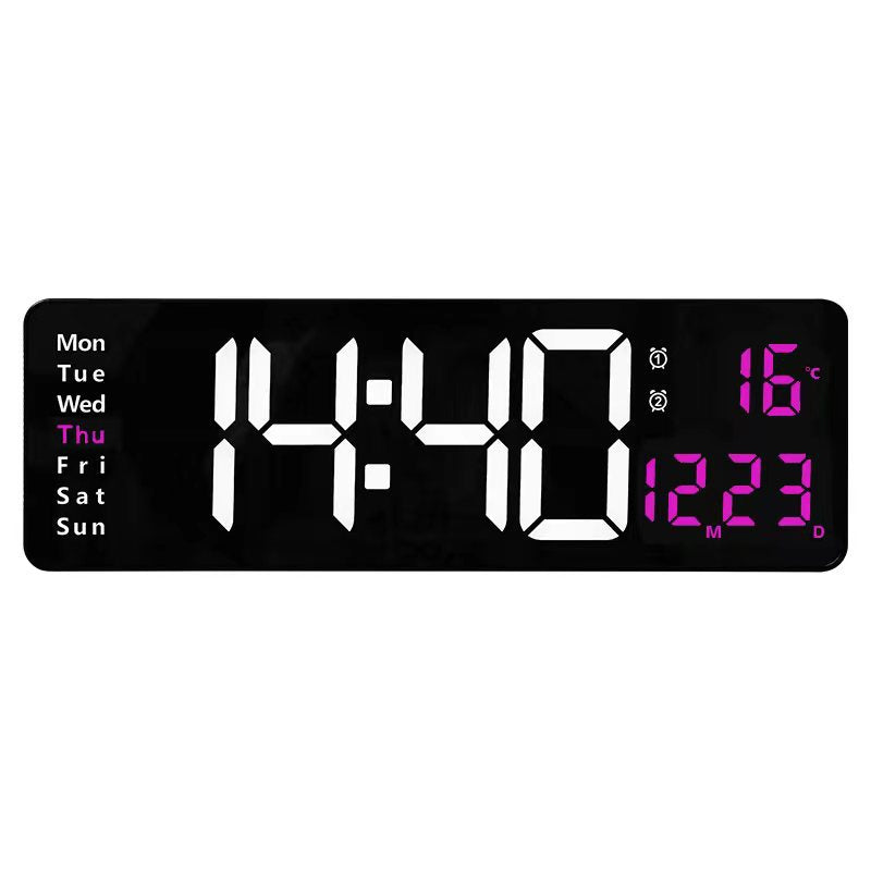 Reloj de Pared LED Digital con Mando a Distancia y Temperatura - vista 10