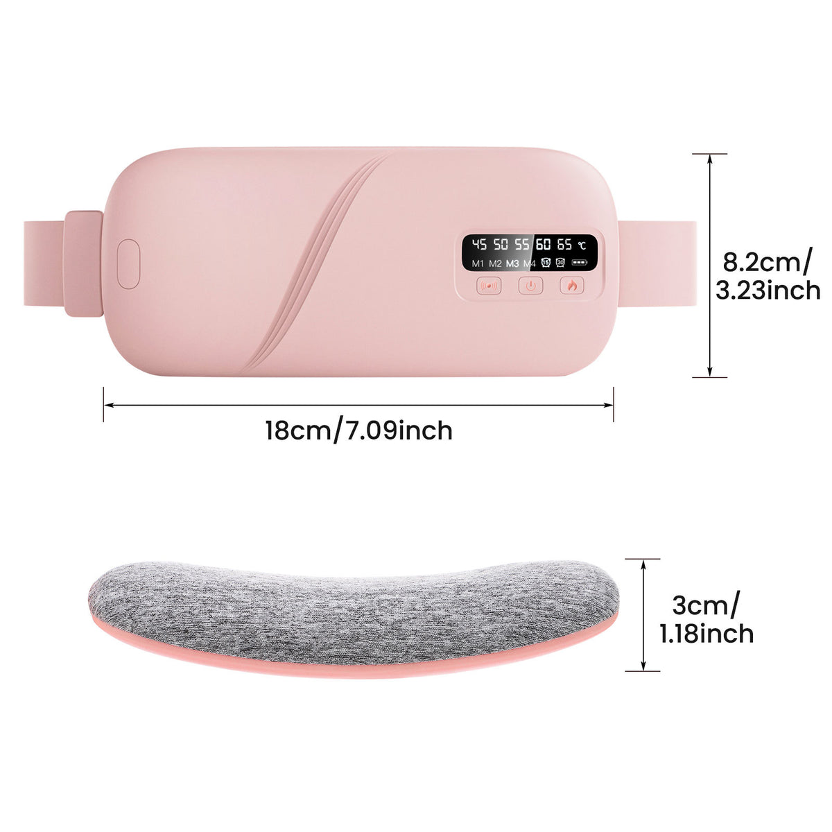 Almohadilla Térmica Menstrual con Masaje Vibratorio - vista 5