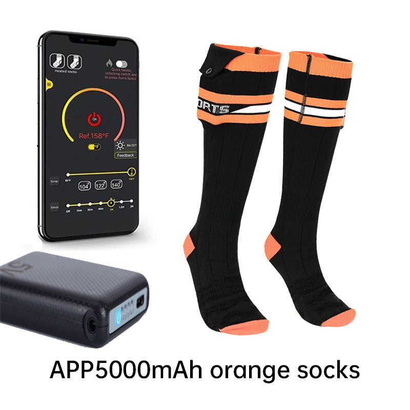 Calcetines Térmicos Recargables con Control por App