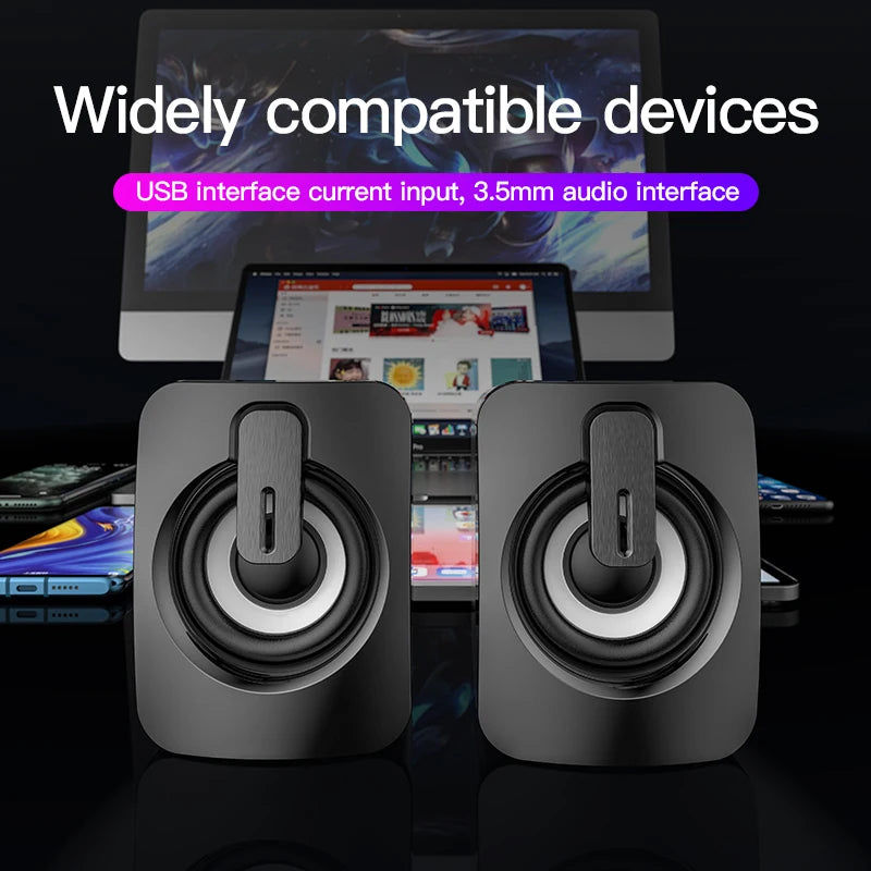Altavoz USB para PC y Portátil, Sonido Estéreo 3D - vista 2