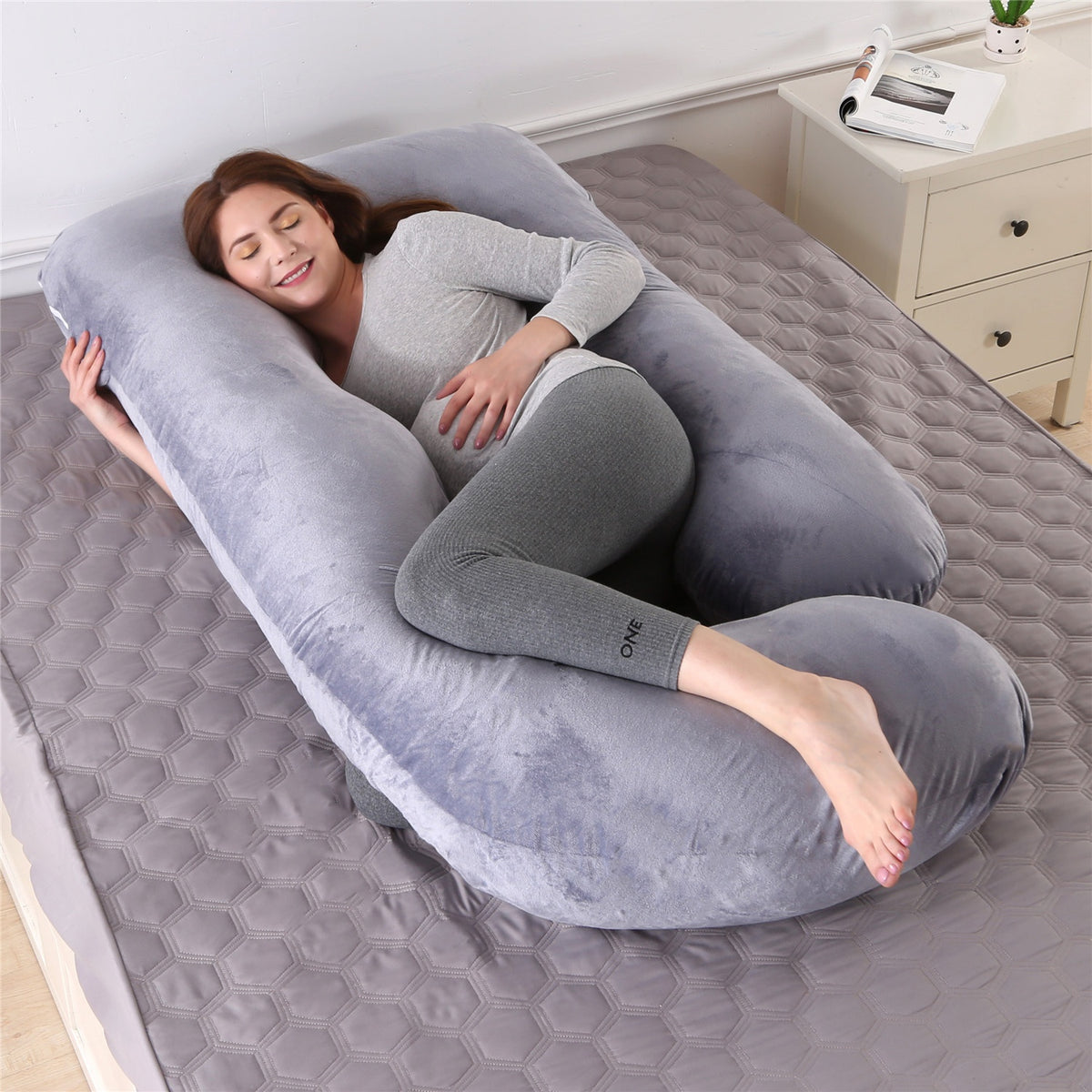 Almohada de Embarazo en U, Cuerpo Completo - vista 11
