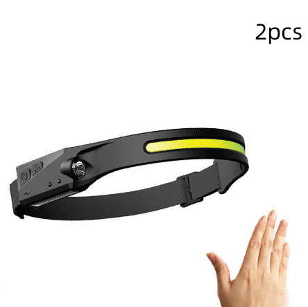Linterna Frontal LED con Sensor, Recargable USB - vista 15