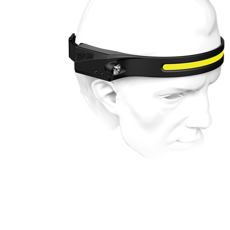 Linterna Frontal LED con Sensor, Recargable USB - vista 10