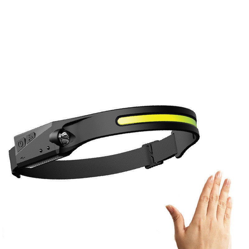 Linterna Frontal LED con Sensor, Recargable USB - vista 2