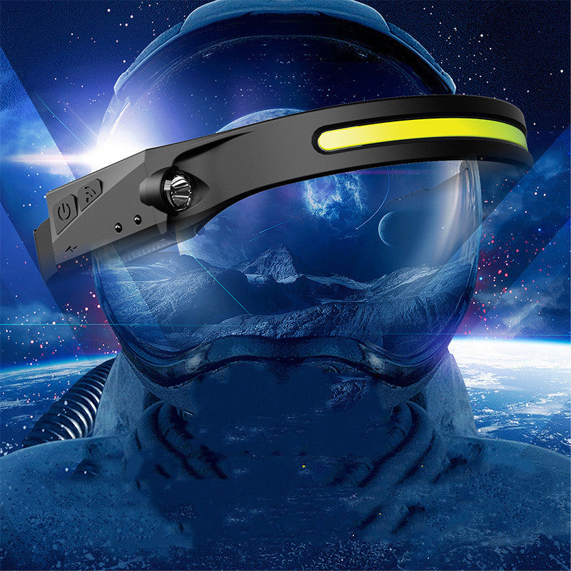 Linterna Frontal LED con Sensor, Recargable USB - vista 9