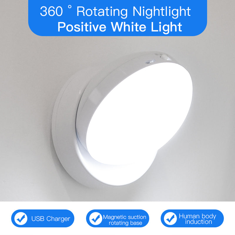 Luz LED con Sensor de Movimiento Giratoria para Pasillo y Garaje - vista 4