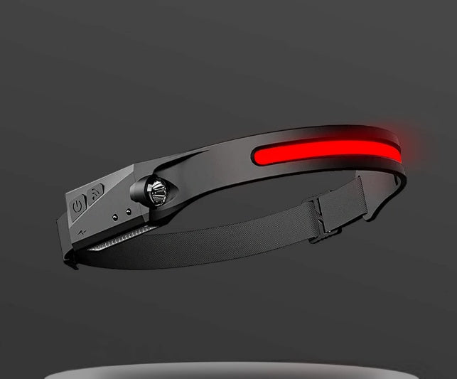 Linterna Frontal LED con Sensor, Recargable USB - vista 6